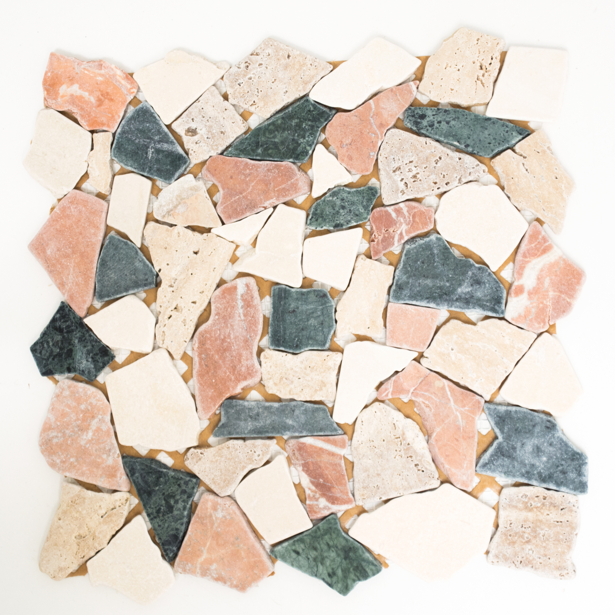 Verbazingwekkend Namaak Onderzoek Natuursteen mozaiek CIOT 30/RND – Mozaiekjes | Diverse soorten Tegels